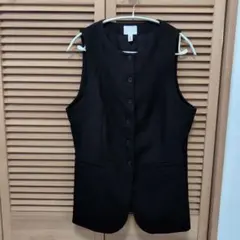 黒 ノースリーブ ベスト h&m