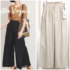 新品 ザ ヴァージニア The Virgnia プリーツ ワイドパンツ 36