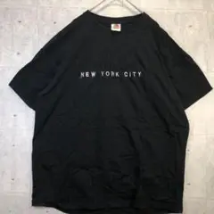 1046 US古着　FRUIT of the LOOM XL ブラック　Tシャツ