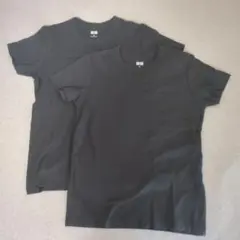UNIQLO U ブラック レディース半袖Tシャツ M 2枚セット