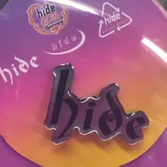 ピンズカプセル ガチャ60th Anniversary hideロゴ