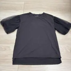 ミルクティー　Tシャツ　カットソー　黒