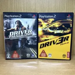 ps2 ドライバーパラレルラインズ & DRIV3R 2本セット