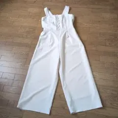 低身長向けサロペット　ベージュ　 Mサイズ(PMサイズ)