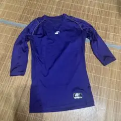 SSK紫 長袖 アンダーシャツ Mサイズ エスエスケイ