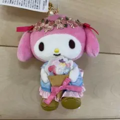 マイメロディ ぬいぐるみ 花冠付き