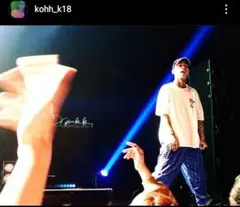 ストライプジャージ 青 kohh wF股上33股下69ワタリ34