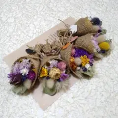 一点限定 ドライフラワー ミニ花束 ミニブーイ ンテリア 5個セット