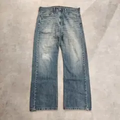 リーバイス569 Levis W32 ブルーデニム 青 ヒゲ 古着 15598