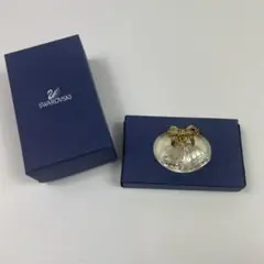 スワロフスキー swarovski 置物 リボン ベル 鐘 インテリア 新品