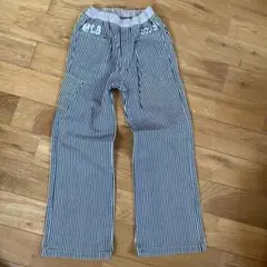 130サイズ　ストライプデニムパンツ