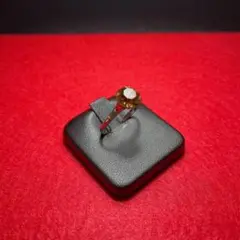 【ヴィンテージ】ストーンリング シルバー刻印 天然石 15号 激レア r1