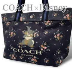COACH バンビデザイン トートバッグ　とんすけ　disney 2025年最新】とんすけ coachの人気アイテム - メルカリ
