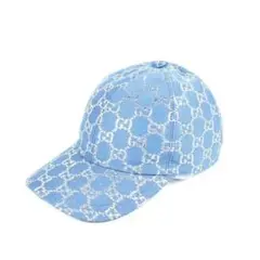 プレゼント‼️新品未使用タグ付‼️ グッチ GG ベースボール キャップ ブルー