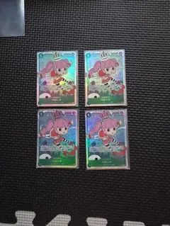 ワンピースカード　師弟の絆　ペローナ　SR 4枚セット