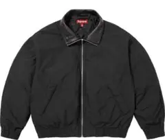 Supreme Leather Collar Utility Jacket
