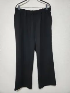 ANTIQULOTHES　イージーパンツ　ストレッチ　ブラック　L