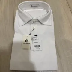 【新品タグ付】CAMICIANISTA ホワイト 半袖ポロシャツ 37
