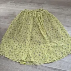 GU 花柄　スカート