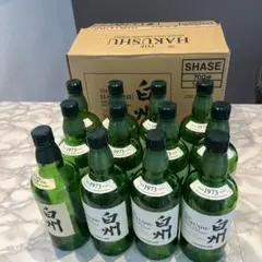 サントリーシングルモルト白州空瓶12本セット箱付き