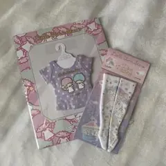 ネオブライス用 サンリオコラボTシャツ、ソックスセット　キキララ