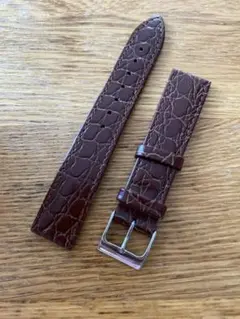 【新品同様】HIRSCH ヒルシュ Crocograinクロコグレイン 18mm