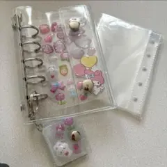 マイメロ　サンリオ　クリアシール帳　透明　シール帳　ドロップシール　xvi