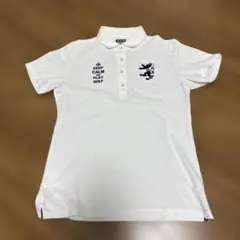 Admiral Golf 半袖ポロ L パイル総柄ユニオンジャック　アドミラル