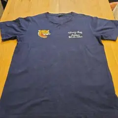 虎刺繍 ネイビー Tシャツ