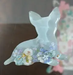 レジン　ヘアゴムなど　　犬さん