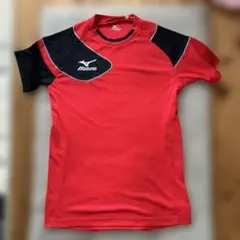 Mizuno 半袖 Tシャツ M 赤/黒