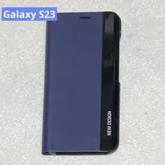✨新品未使用✨ Galaxy S23 手帳型ケース ワイヤレス充電可 ブルー