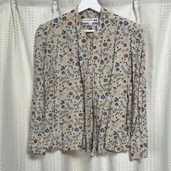 ユニクロ　INES DE LA FRESSANGE 花柄　長袖シャツ Sサイズ