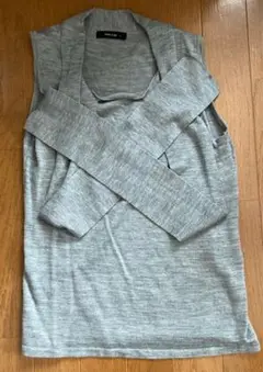 COMME CA ISM グレー タンクトップ L