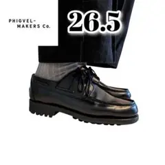 PHIGVEL フィグベル モカシン レザーシューズ ラフアウト US7.5 PHIGVEL＞TIROLEAN SHOES | MAKES ONLINE STORE