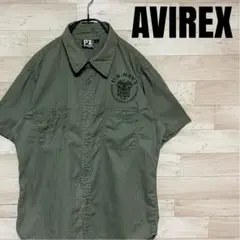 ✨AVIREX アヴィレックス 半袖 オーガニックコットン ミリタリーシャツM✨