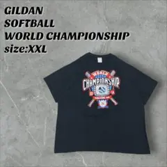ソフトボール ワールドチャンピオンシップ2014 Tシャツ ブラック XXL