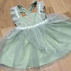 ティンカーベル ワンピース 緑色 95cm cottori