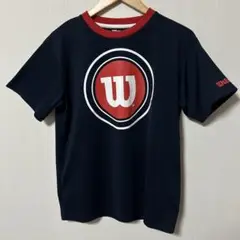 Wilson ウィルソン tシャツ Mサイズ ネイビー