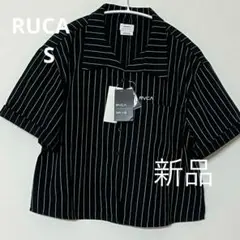 【最終値下げ新品】RVCA ルーカショートスリーブシャツ ストライプSレディース