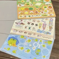 [匿名配送] San-x オールスターズ2 ジャンボシールダス ガチャ 3種