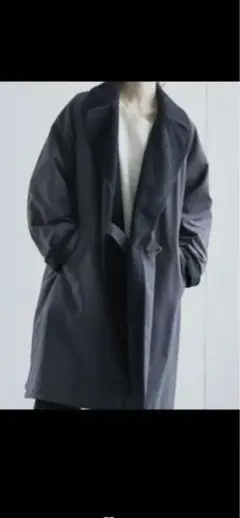 コモリ　希少　COMOLI タイロッケンコート　16aw ブラック COMOLI タイロッケンコート 黒 1（COMOLIのタイロッケンコート
