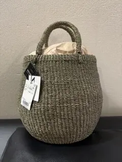 【新品】PLST プラステ KIS限定 アバカ カゴバッグ