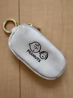 PEANUTS ピーナッツ チャーリーブラウン ルーシー キーケース グレー