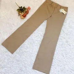 ★新品タグ付き★VIS ヴィス センタープレスパンツ【M】カジュアル ベージュ