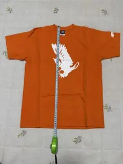 ザ・ビンゴブラザーズ　オレンジ 鷹プリント Tシャツ Lサイズ