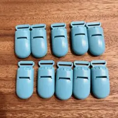 ワンタッチ クリップ 10個セット [ 内径15mm］ ブルー4