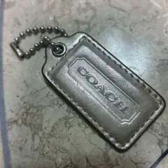 COACHバックチャーム　銀色