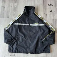 CRU クルー ナイロンジャケット 黒 XL リフレクター 刺繍 アメリカ製