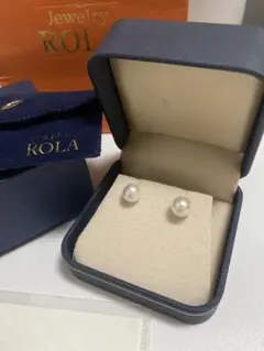 1/5までお値下げ!【jewelry ROLA】あこや真珠ピアス パール